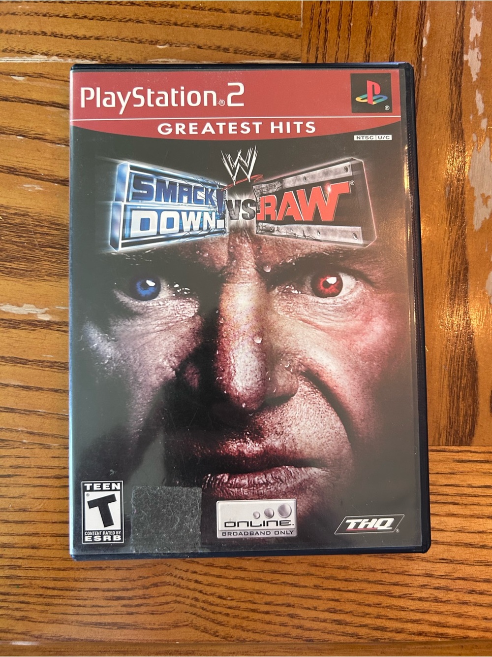 Playstation2 PS2 WWE Smack Down vs Raw